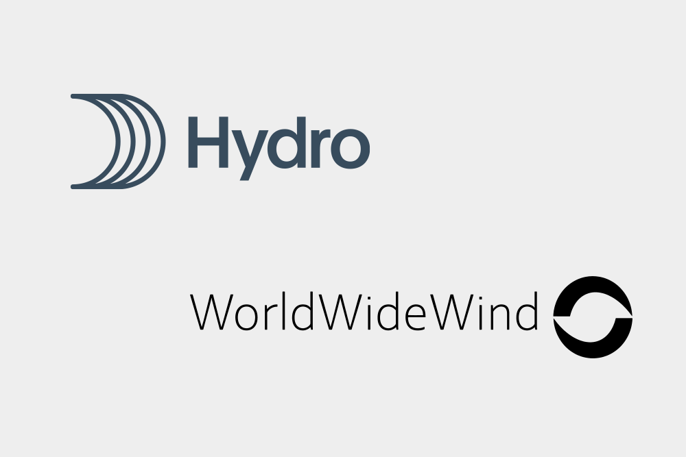 Hydro and WorldWideWind logos