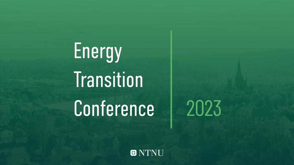 Promotional image for the Energy Transition Conference 2023